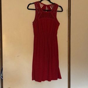 Red pixley dress